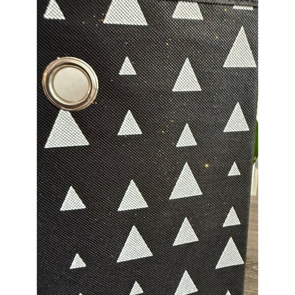Black & White Triangle Fabric Storage Cube - Picture 4 of 10